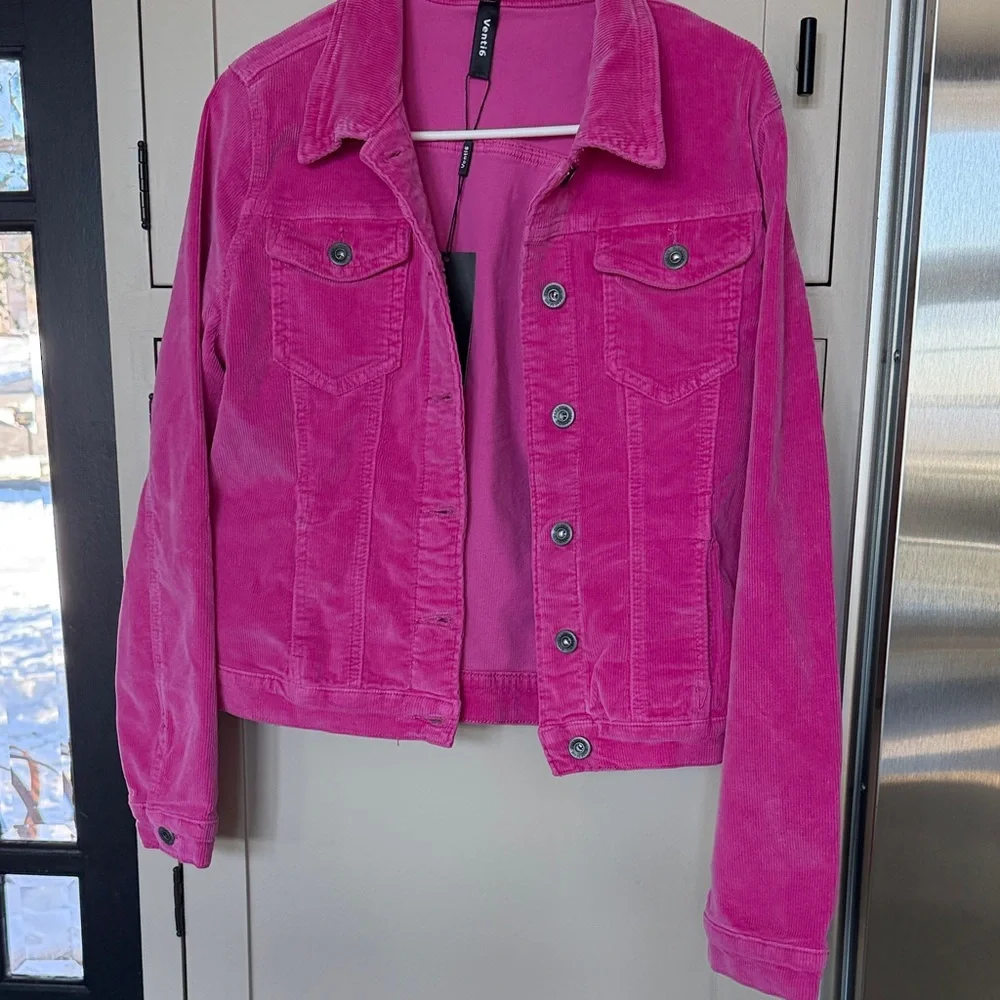 Venus Fuchsia Jean Jacket for Women - Picture 2 of 10